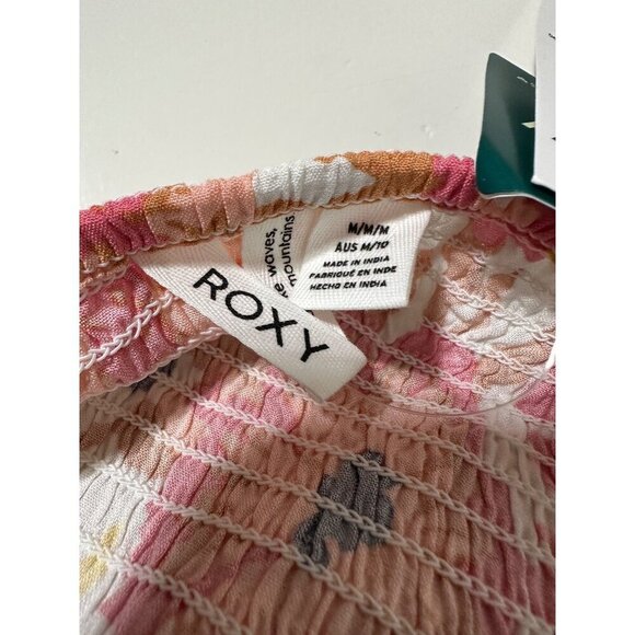 Roxy Island Hops Floral Halter Top Medium 100% Viscose Multicolor - Picture 5 of 6